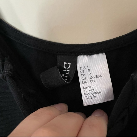 Divided H&M Black Corset Sleeveless Bodysuit - Picture 4 of 6